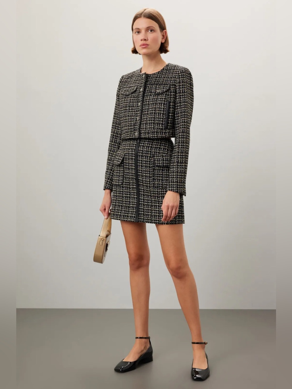 Toccin x RTR Black & White Tweed Jacket